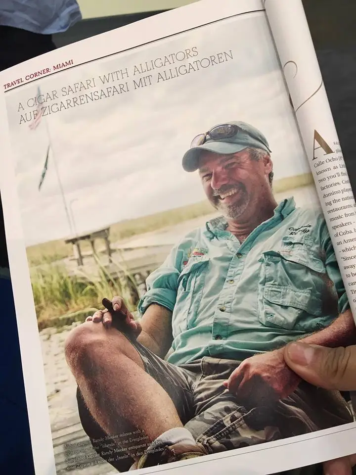 a man featured in a magazine